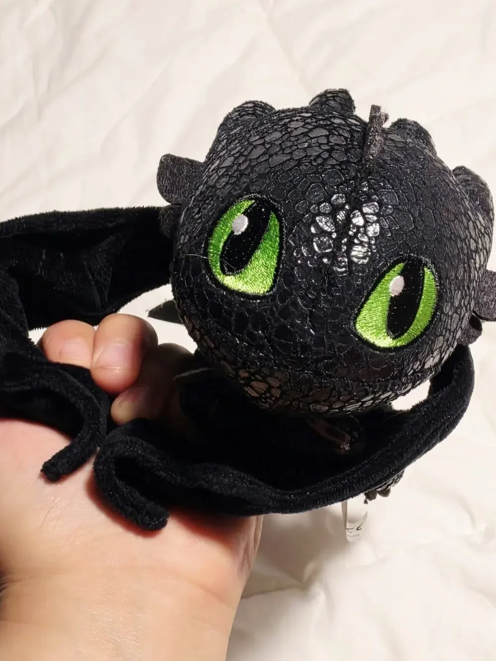 How To Train Your Dragon Plush Toothless Black Slap Bracelet Hug & Glide Retired